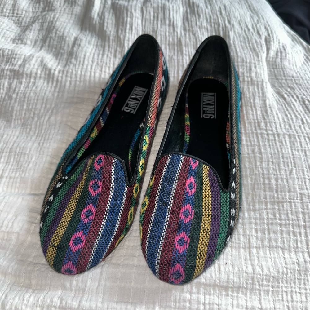 Multi colored flats
